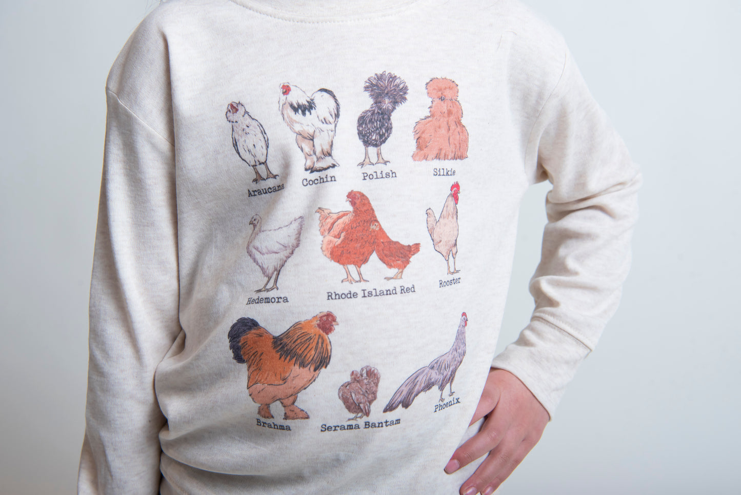 Chicken Breeds Long Sleeve T-Shirt