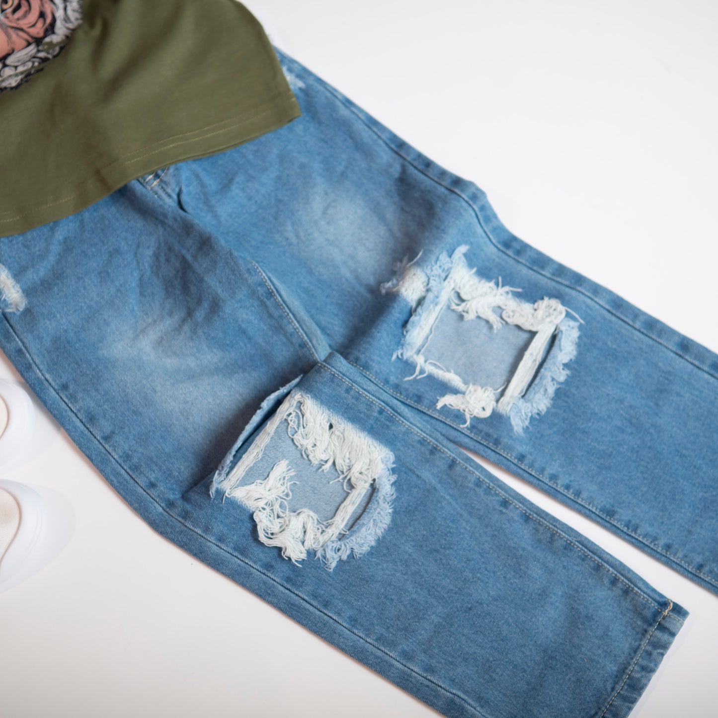 Distressed Jeans
