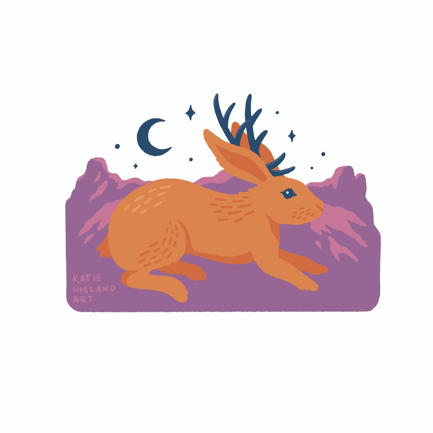 Jackalope sticker