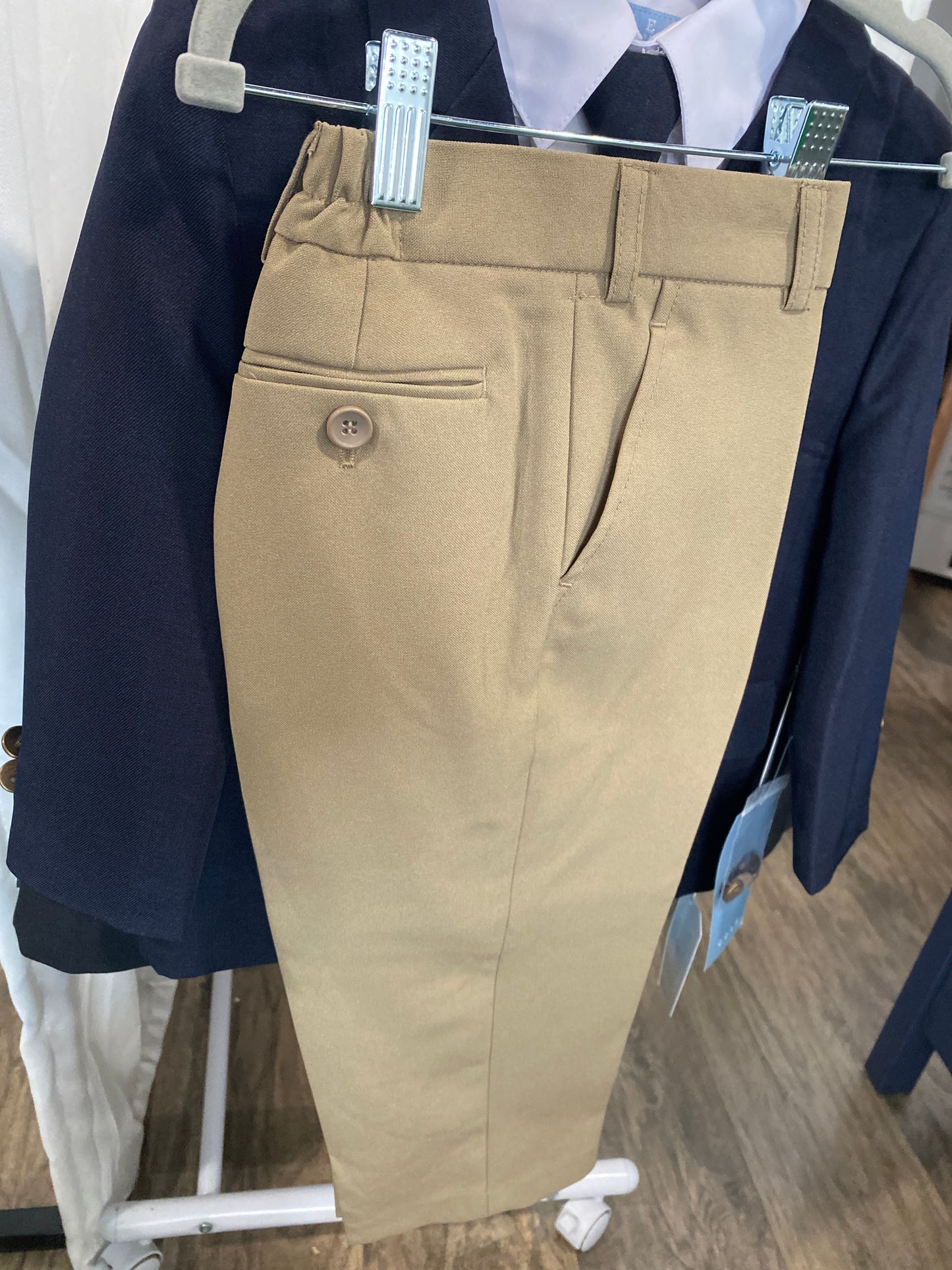 Boys Suit Navy/Khaki