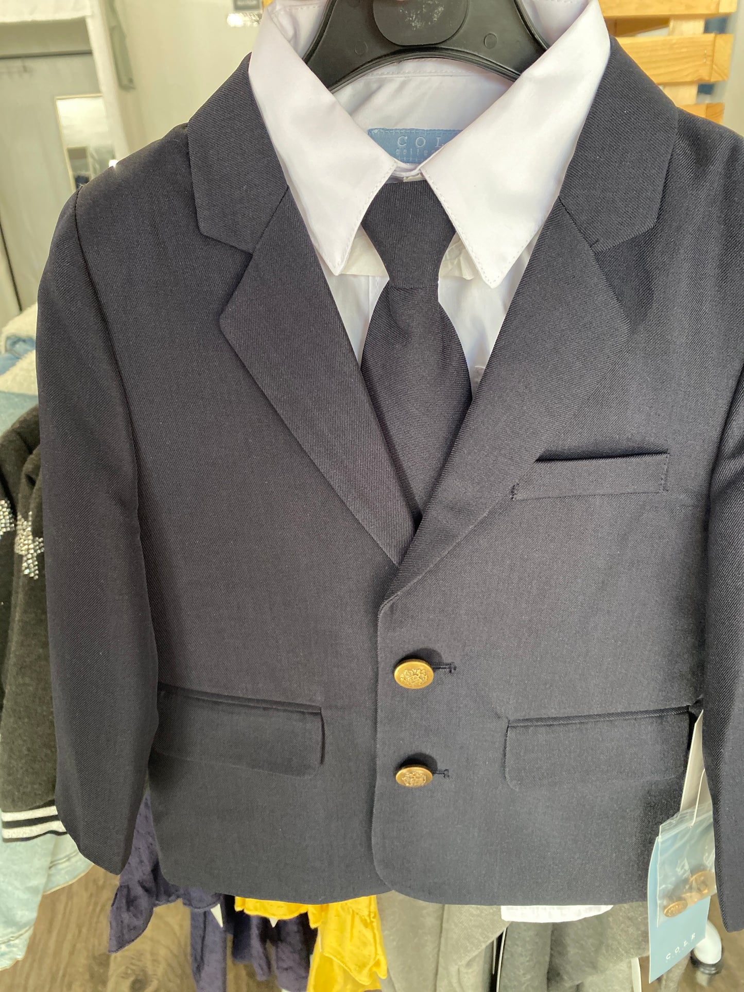 Boys Suit Navy/Khaki