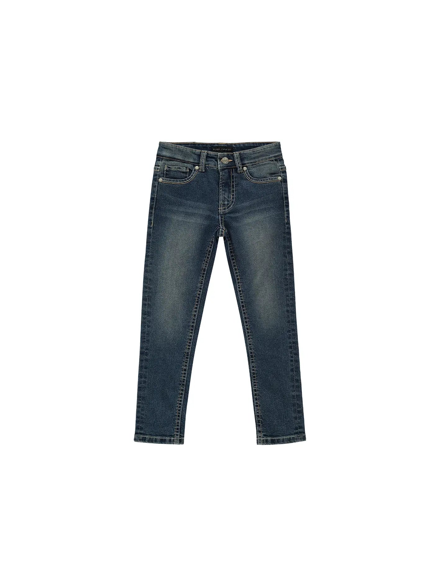 girls dark wash skinny fit jegging denim jeans