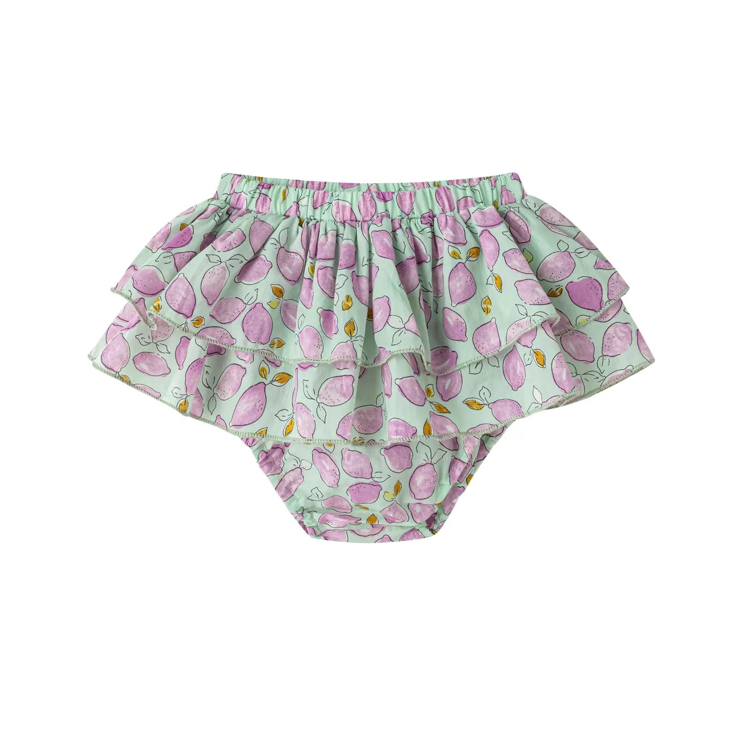 Purple Ruffle Diaper Cover