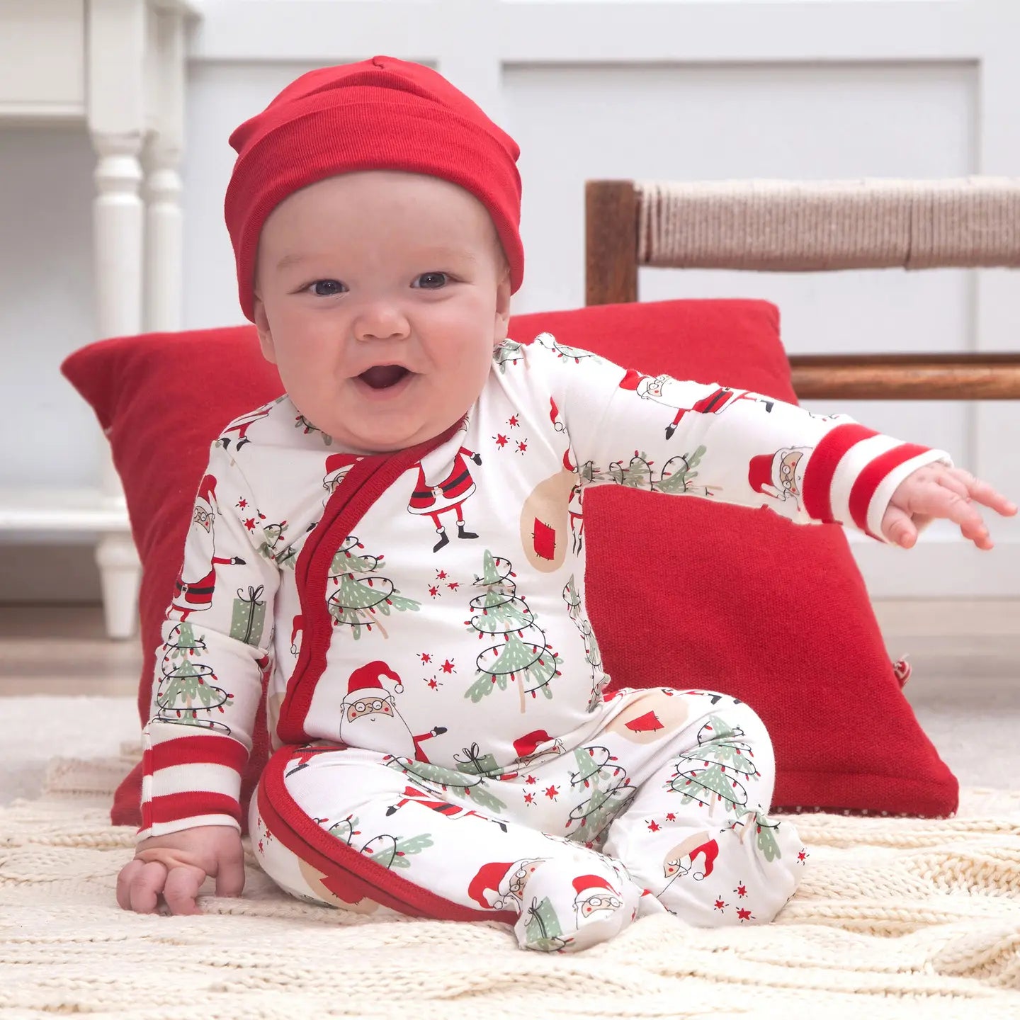 Christmas Santa Bamboo Romper