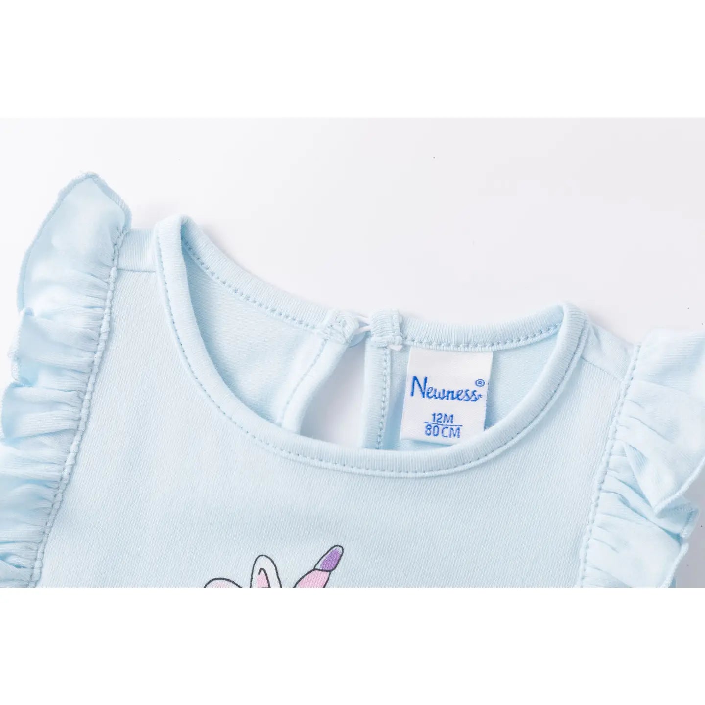 Blue Ruffle Unicorn Shirt