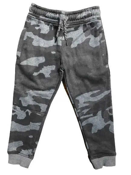 boys grey camo joggers sweat pants