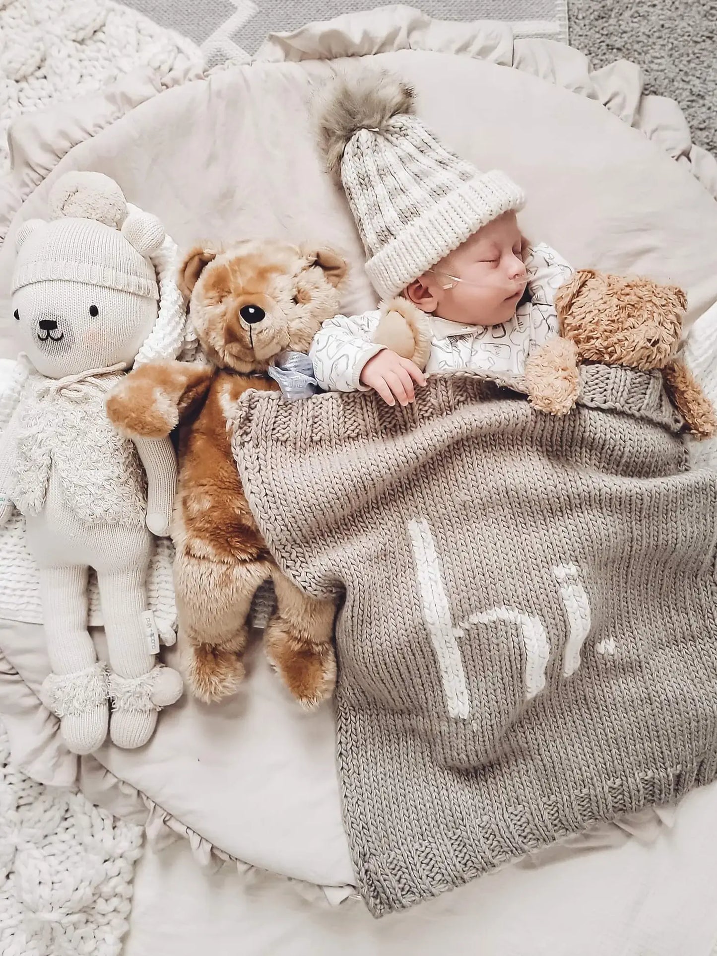 "Hi" Baby Blanket