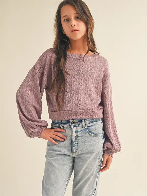tween girl stylish top