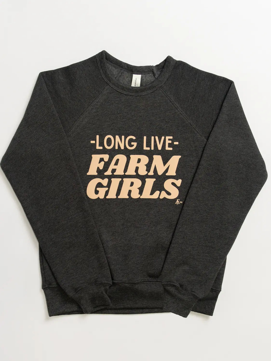 long sleeve sweatshirt for farm girls