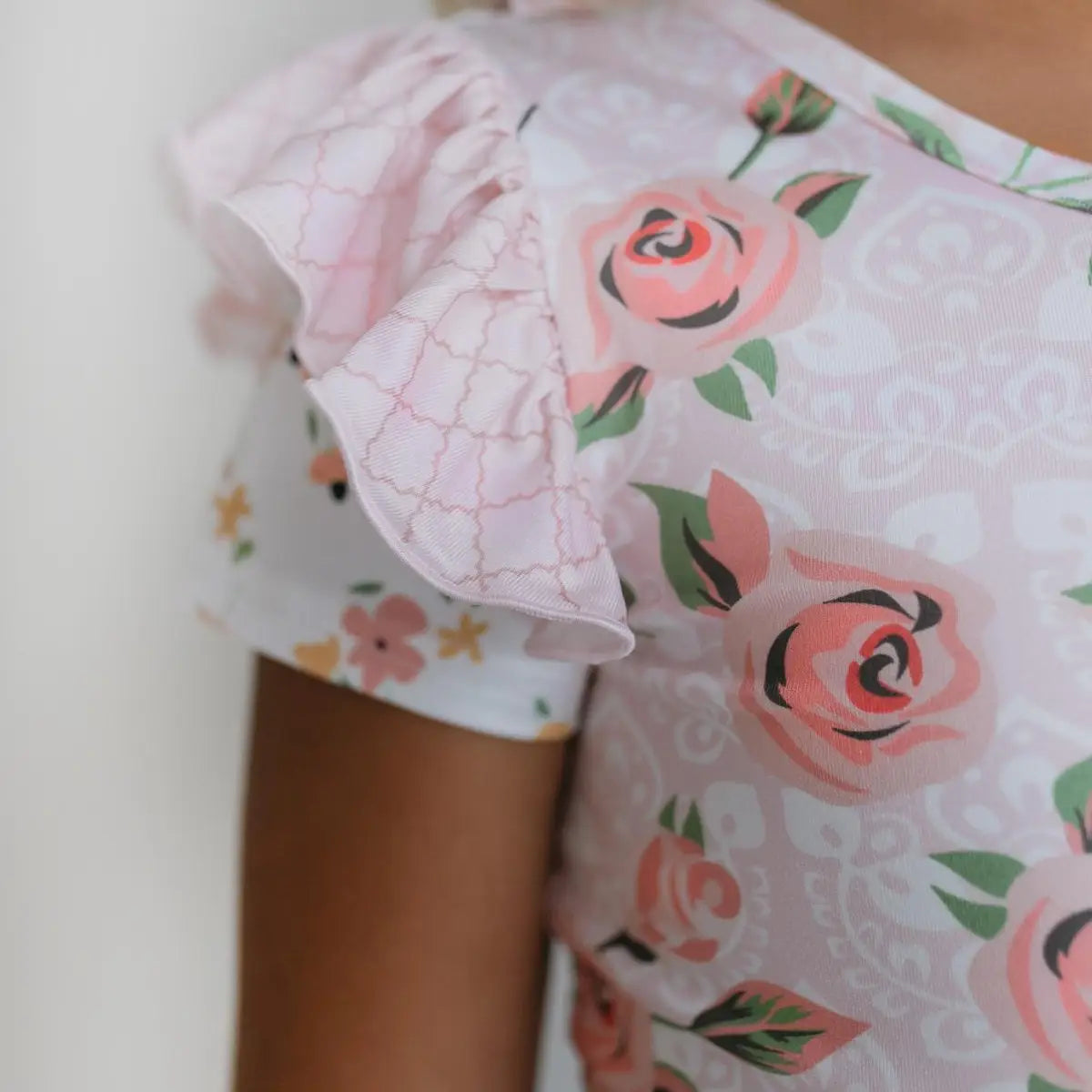 Pink Rose Skirted Leotard