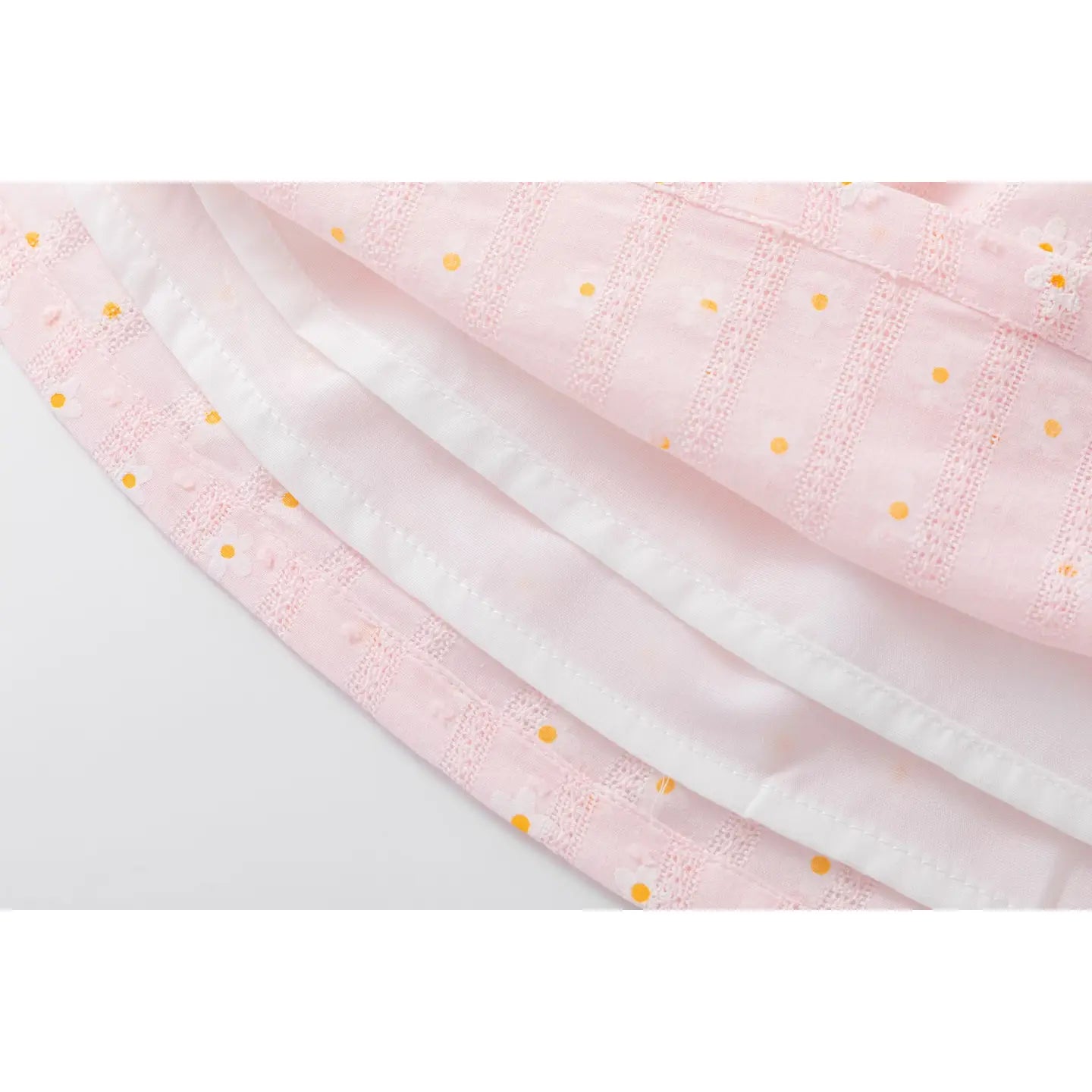 Pink Cotton Tie Back Dress