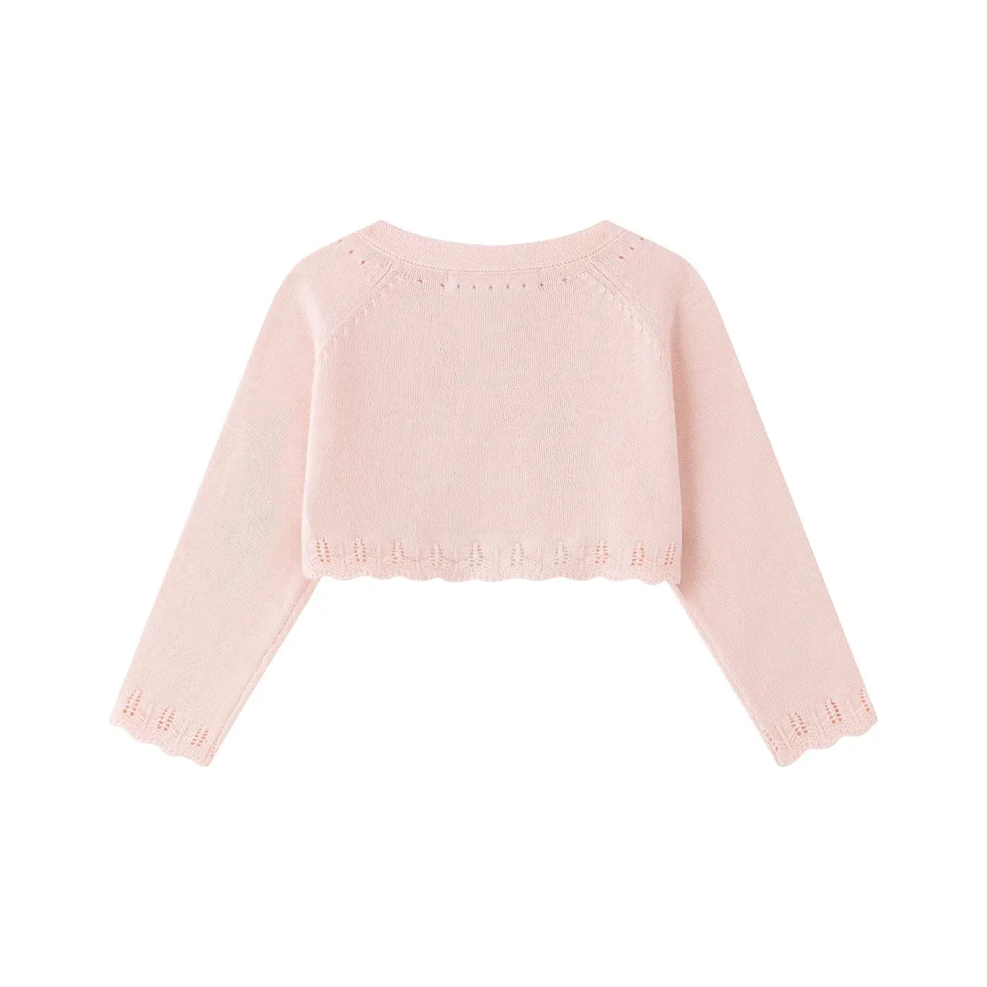 Pink Knit Baby Cardigan