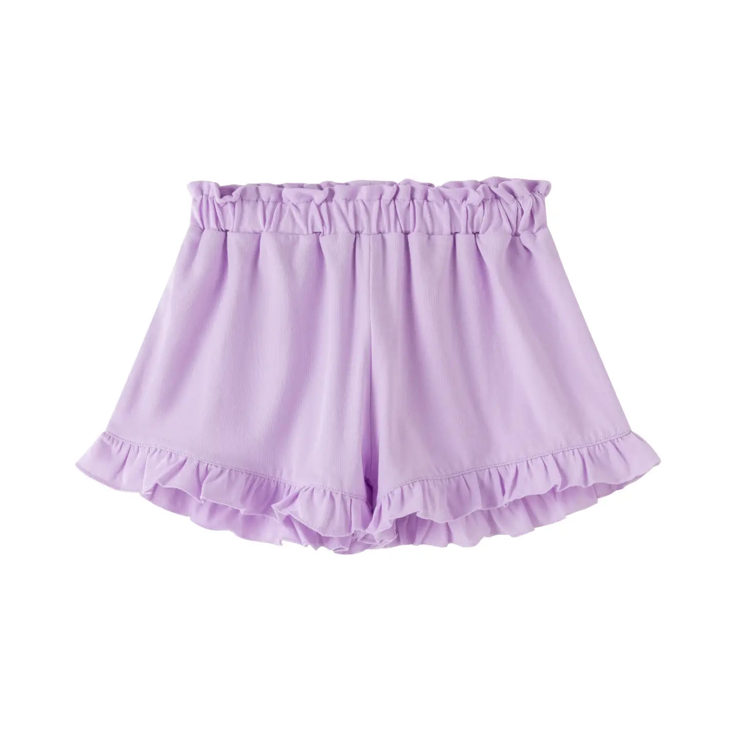 Purple Ruffle Shorts