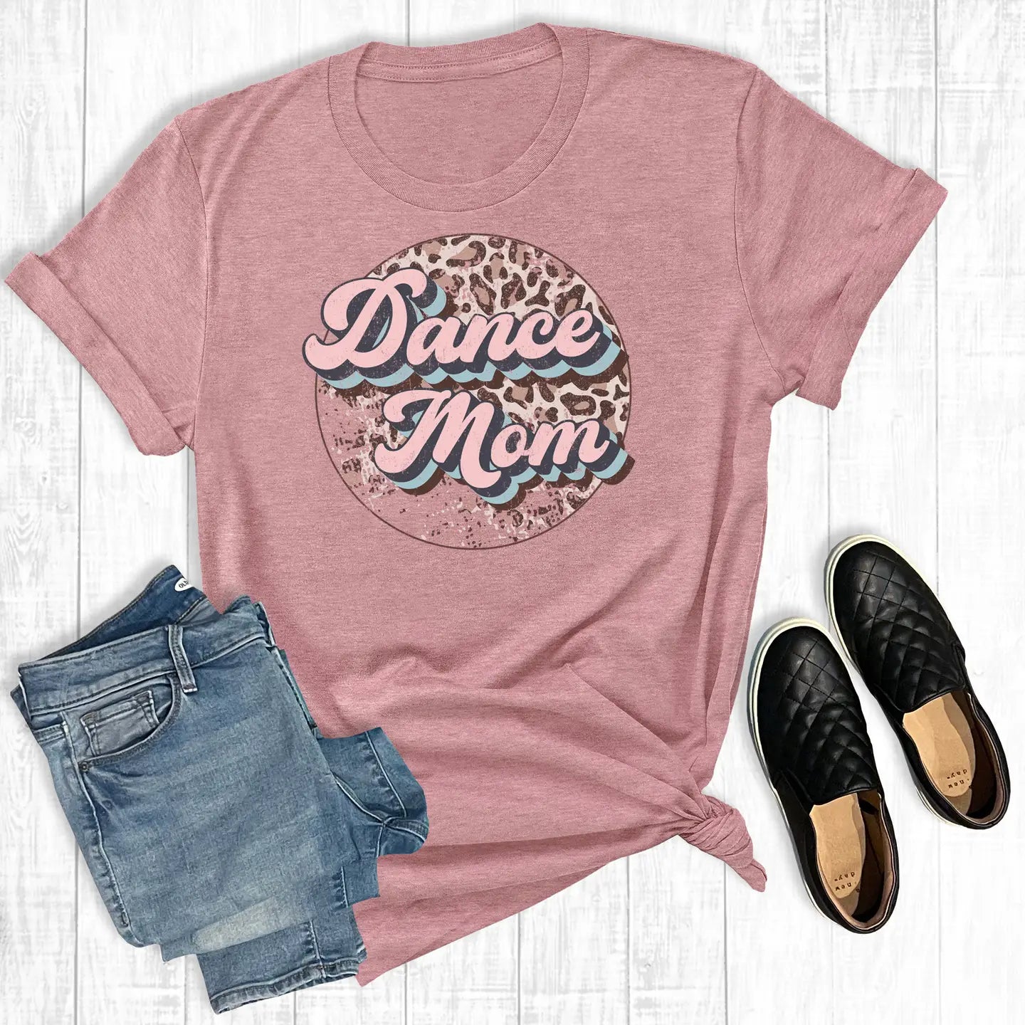 Dusty pink short sleeve Dance Mom shirt