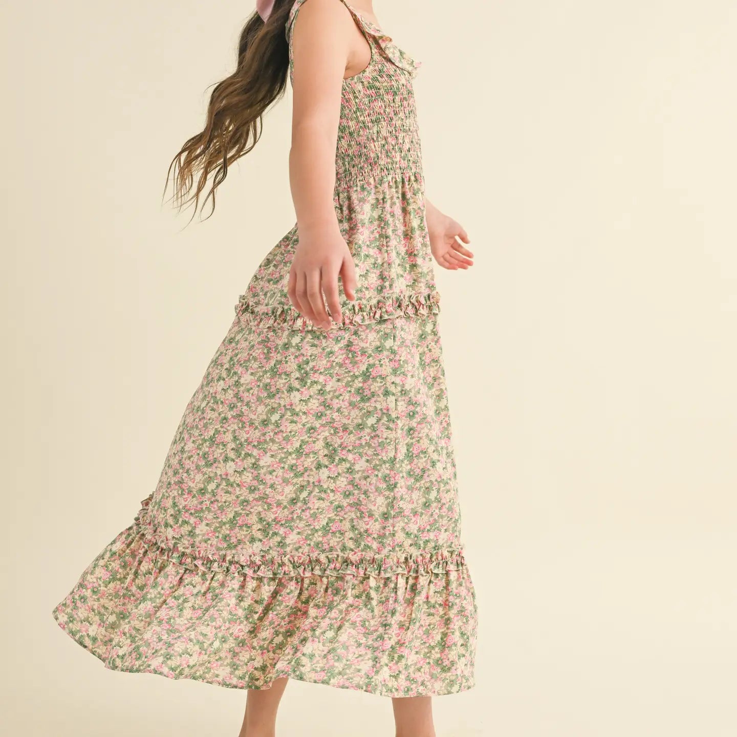 lightweight girls maxi dress