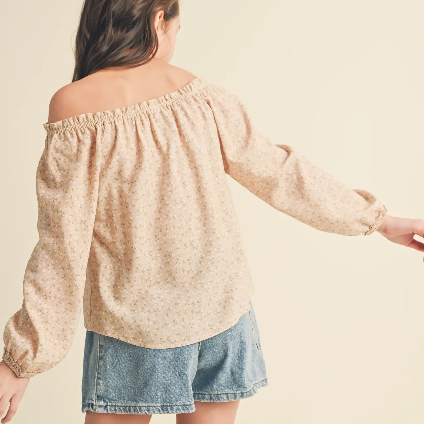Tween Girl Peasant Top