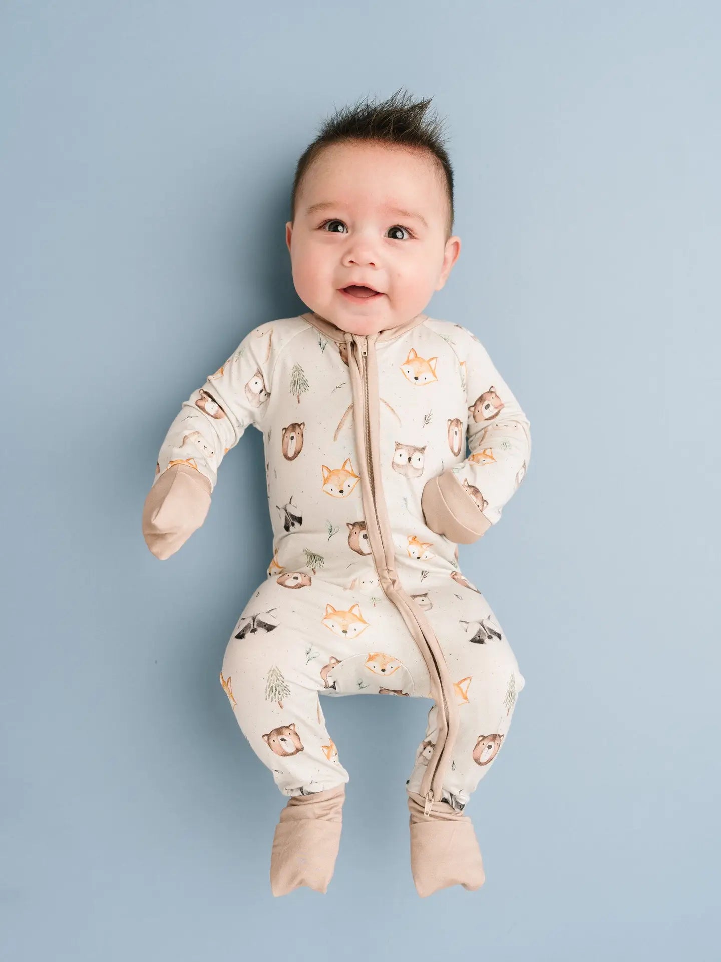 Bamboo Baby Pajamas - Woodland