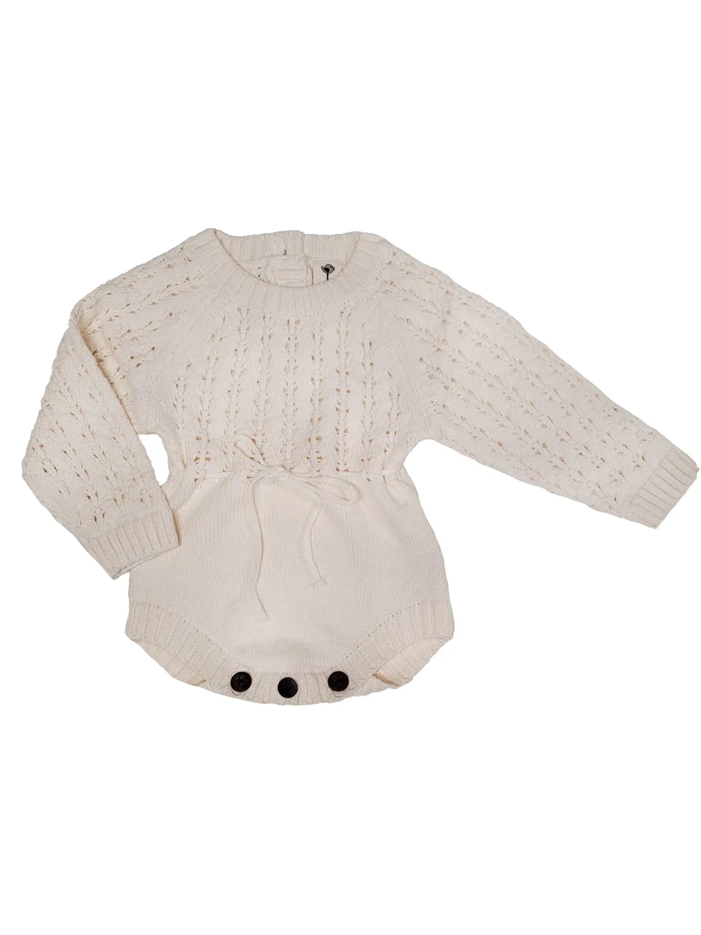 Cotton Sweater Romper