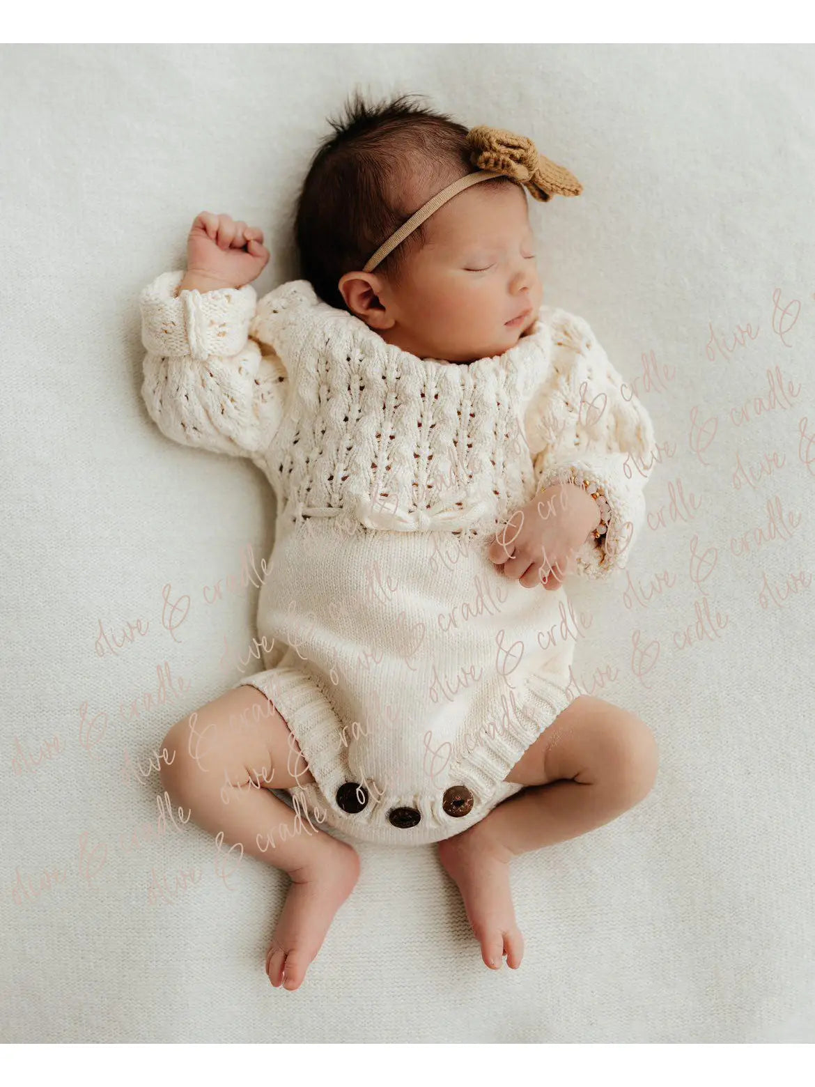 Cotton Sweater Romper