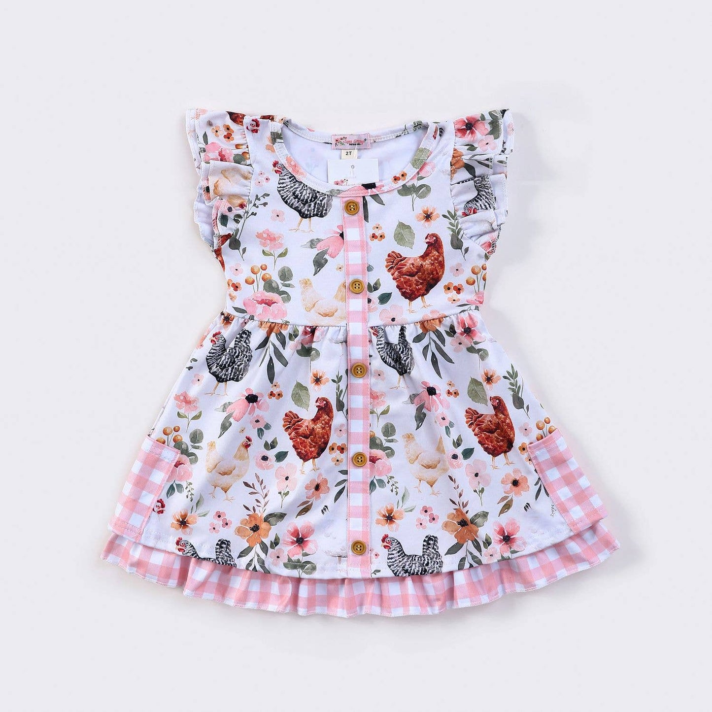 Spring Chicken Girls Dress