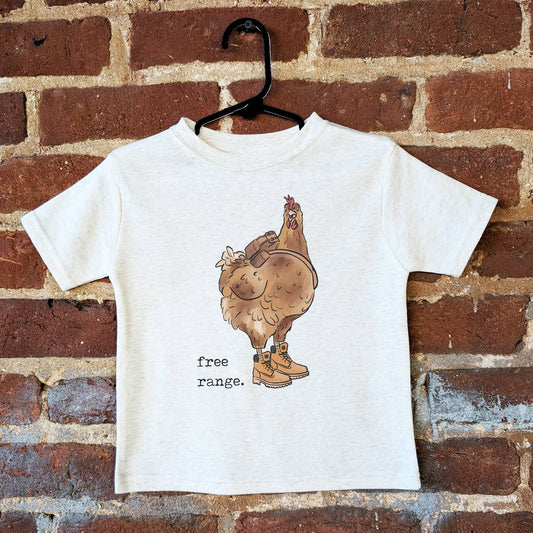 funny chicken t-shirt for kids