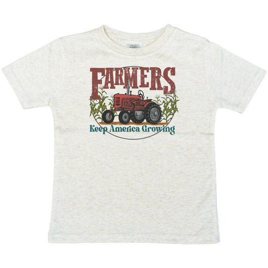 soft kids t-shirt with red tractor