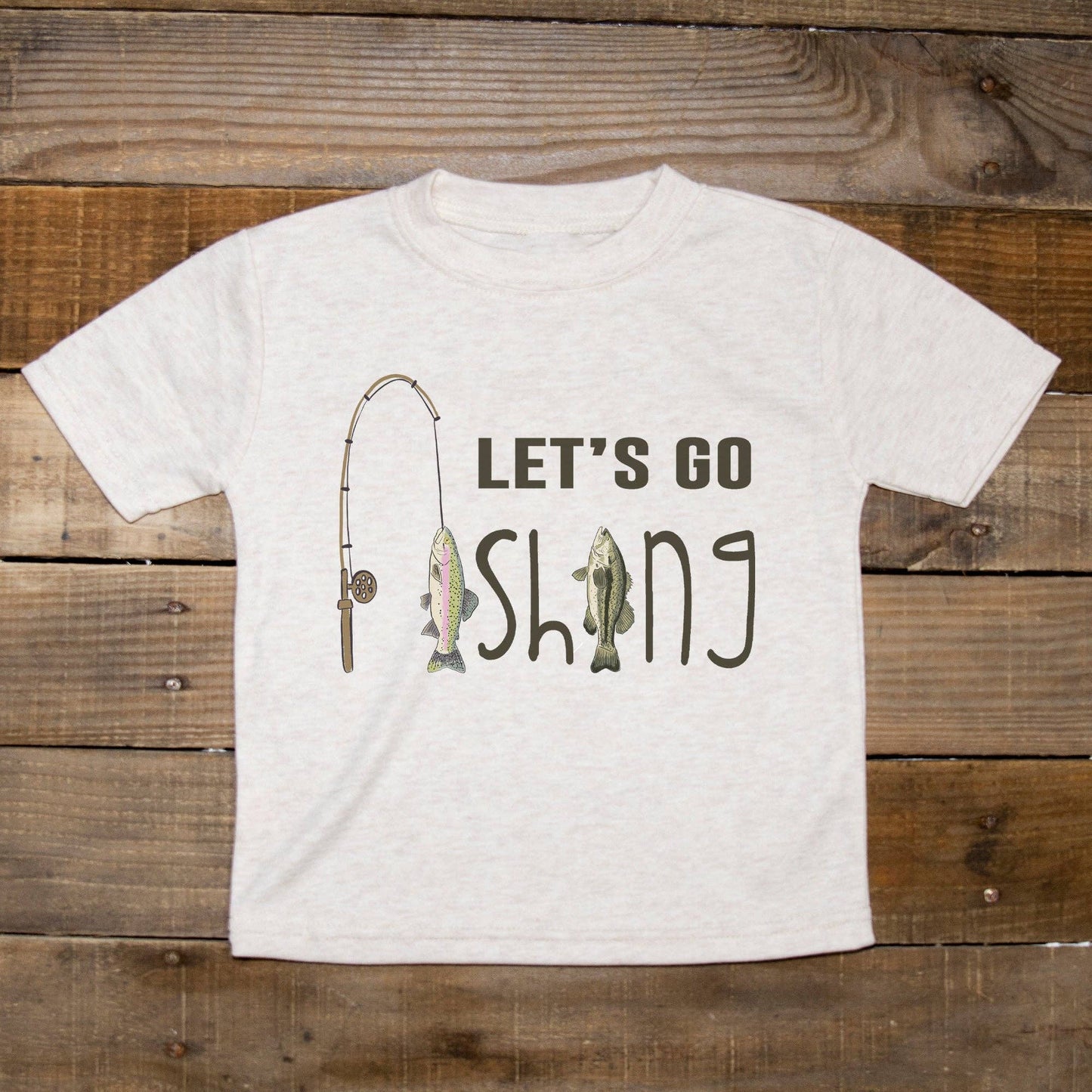 kids t-shirt with fun fish graphics