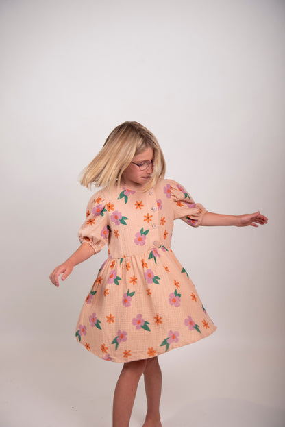 Muslin Flower Dress