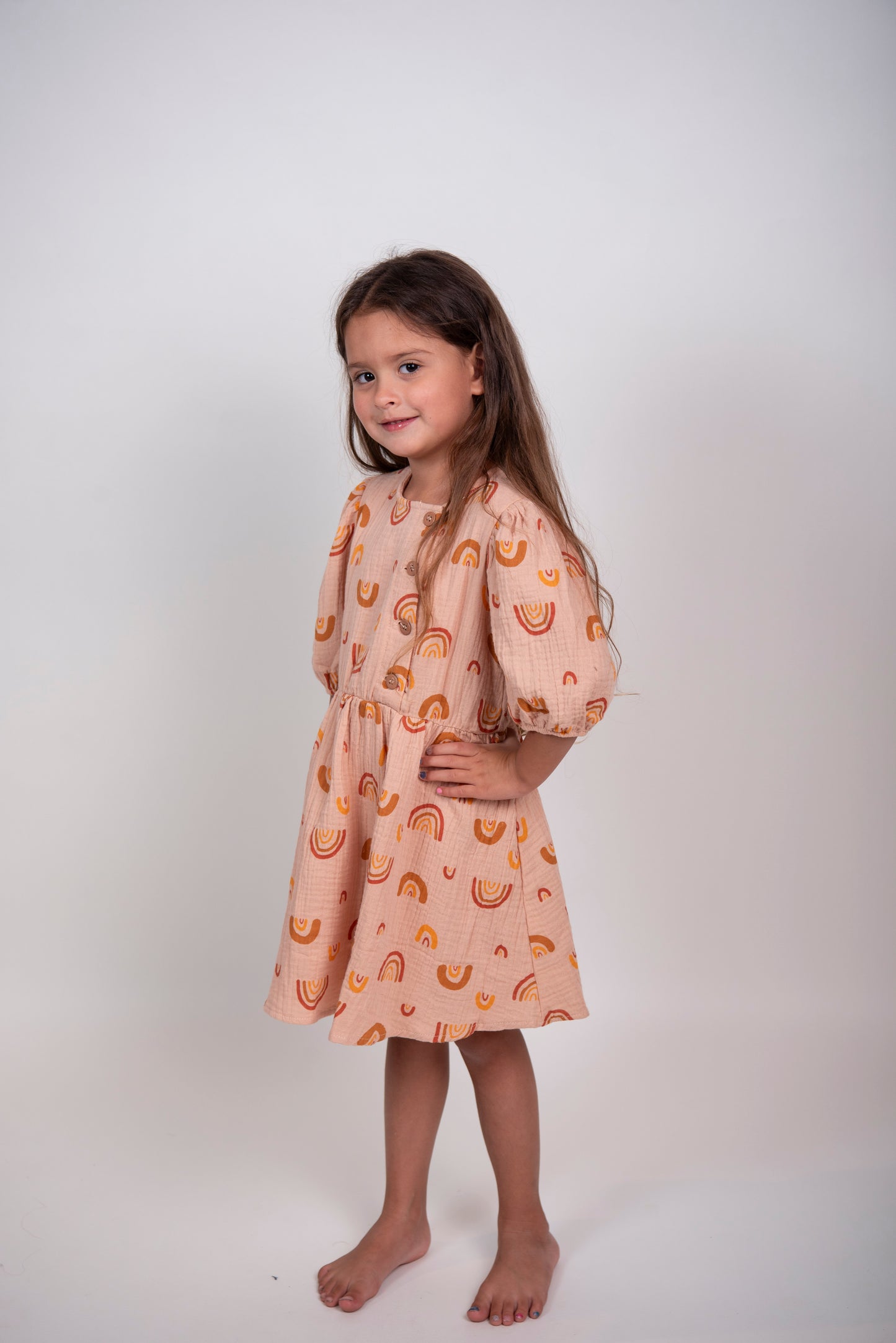 Muslin Rainbow Dress