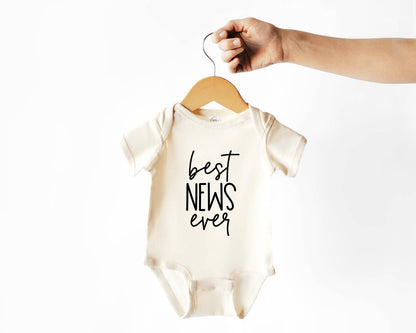 Best News Ever Baby Onesie