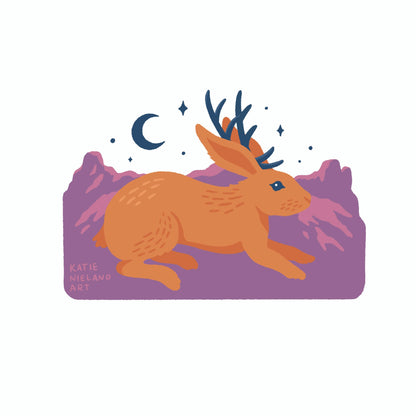 Jackalope sticker