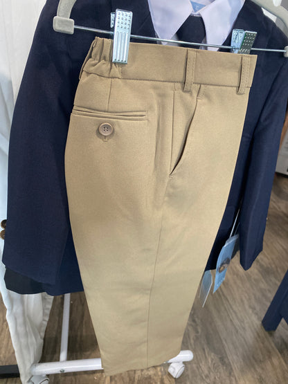 Boys Suit Navy/Khaki