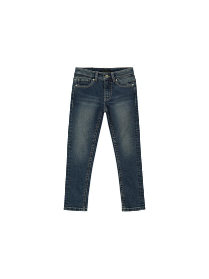 girls dark wash skinny fit jegging denim jeans