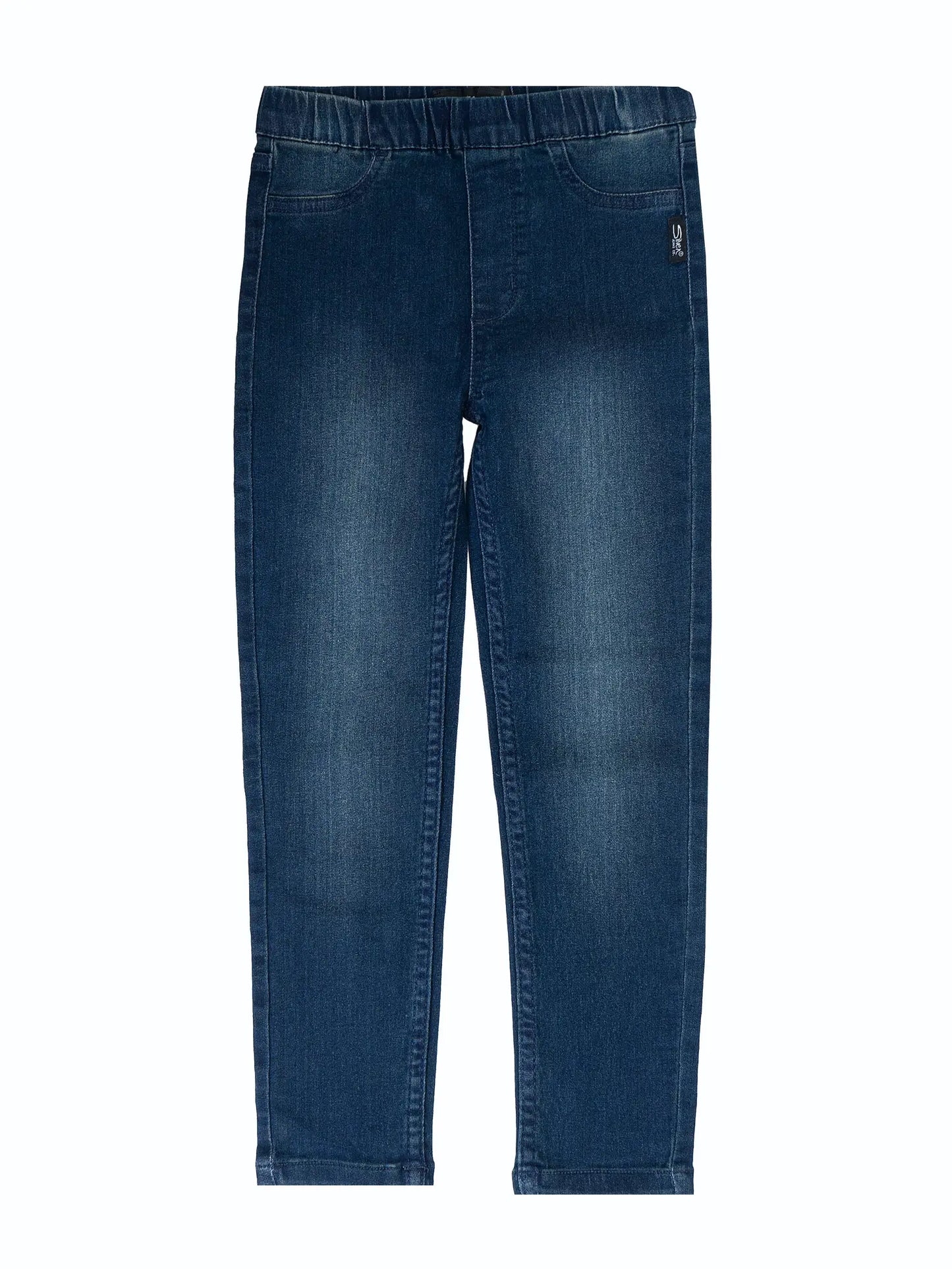 girls stretch denim with a legging fit