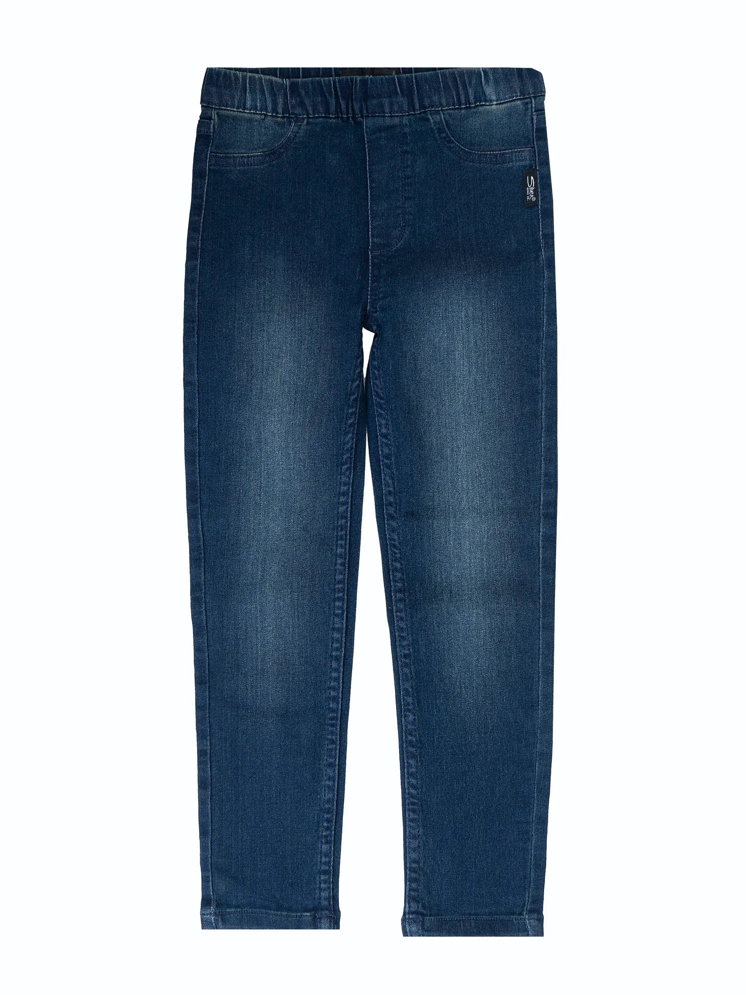 girls stretch denim with a legging fit