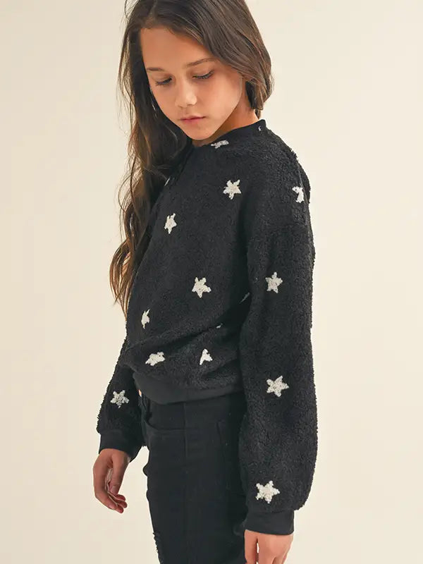 tween girls casual long sleeve shirt