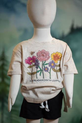 Bloom where you're planted t-shirt
