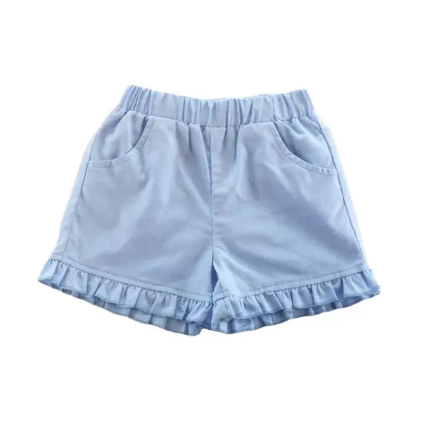 Ruffle Hem Shorts