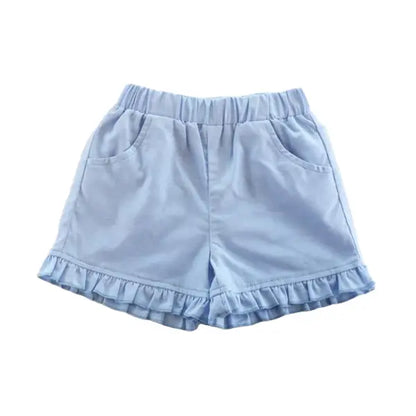 Ruffle Hem Shorts