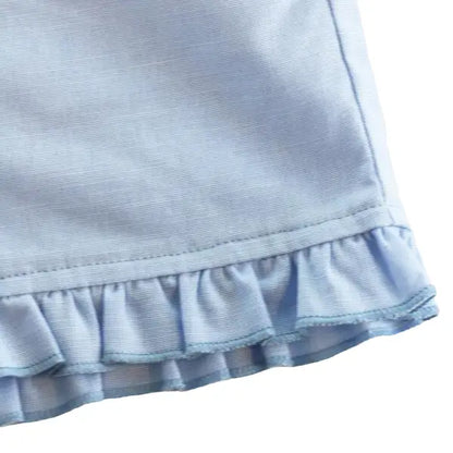 Ruffle Hem Shorts