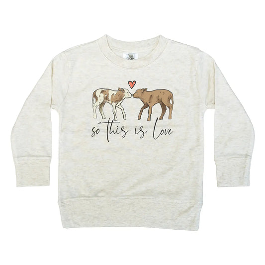 "So this is love" Cow shirt