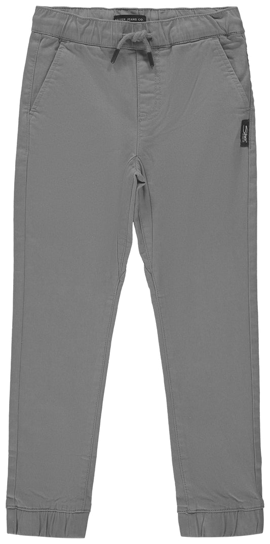 grey soft joggers for boys