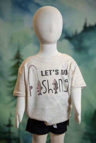 "Let's go fishing" Lake T-shirt