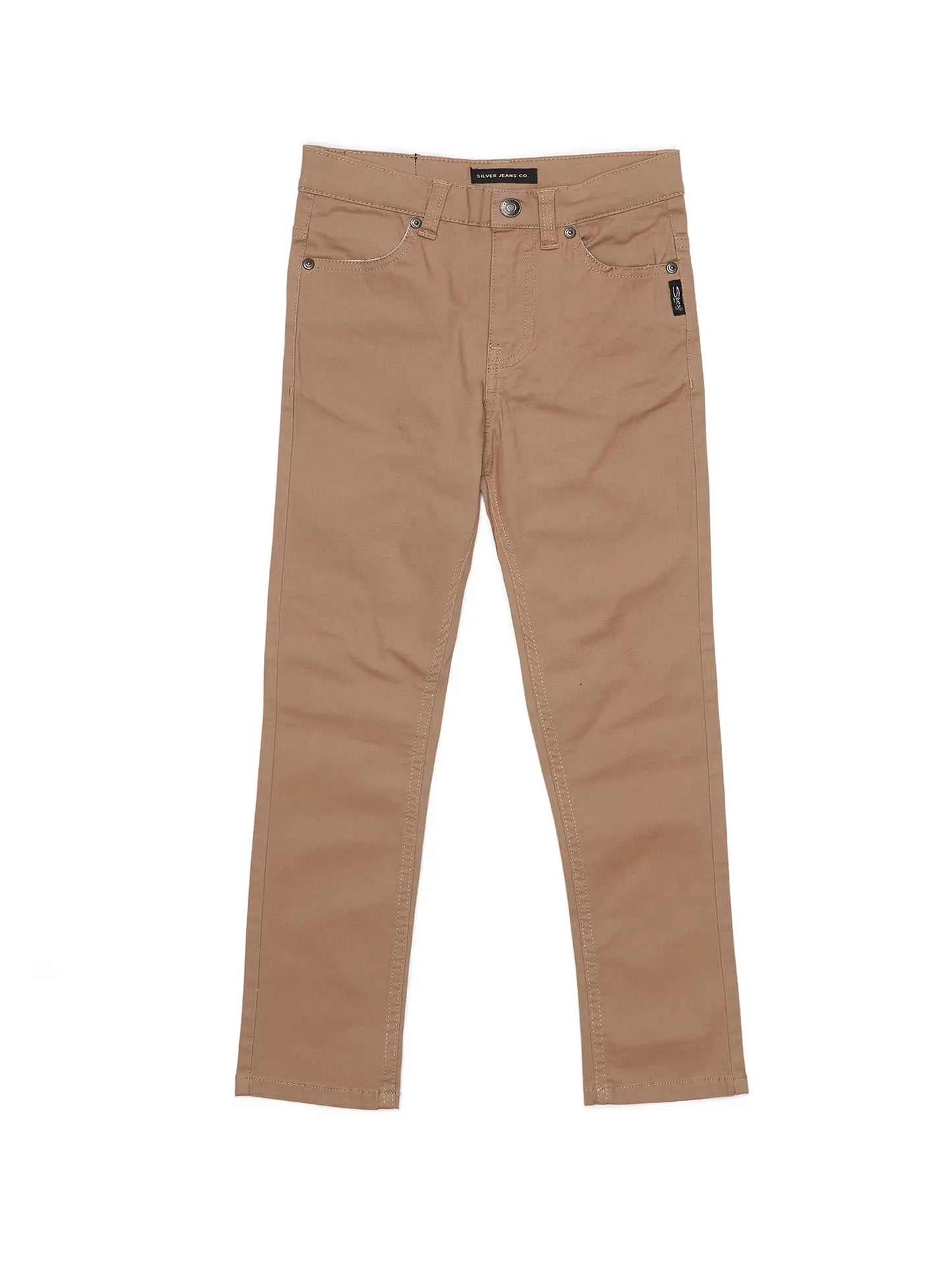 Boys Skinny Fit Twill Pants - Nathan Skinny Fit