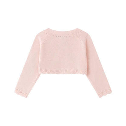 Pink Knit Baby Cardigan