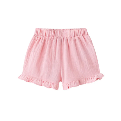 Pink Ruffle Shorts
