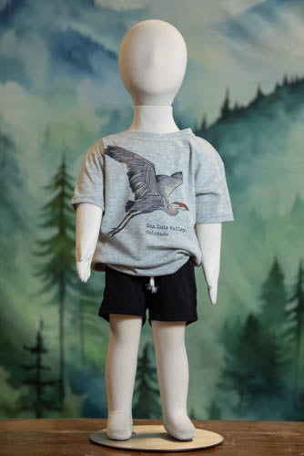 Sandhill Crane Colorado Kids T-Shirt