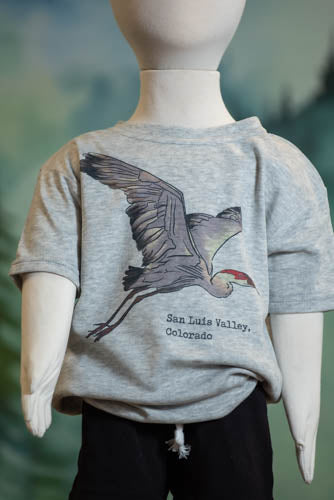 Sandhill Crane Colorado Kids T-Shirt