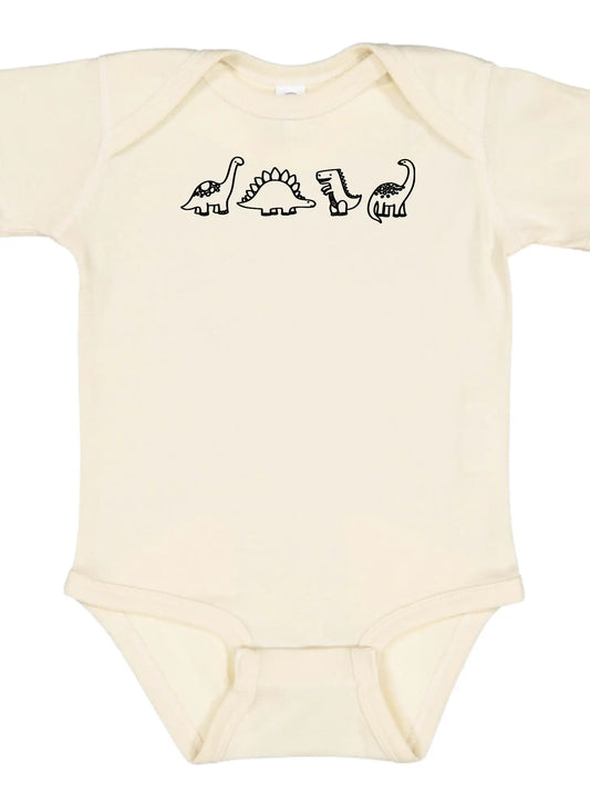 Simple Dino Onesie/Toddler Tee