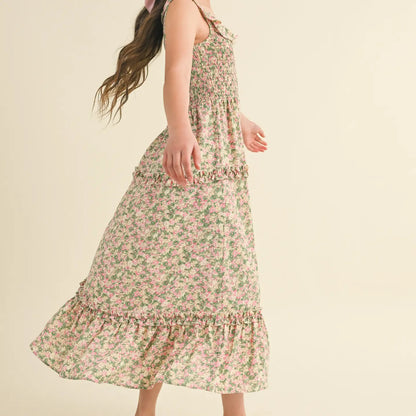 lightweight girls maxi dress